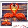 Cross Stitch Kit DIY Diamond Embroidery Animal Flamingo Diamond Painting Home Decor