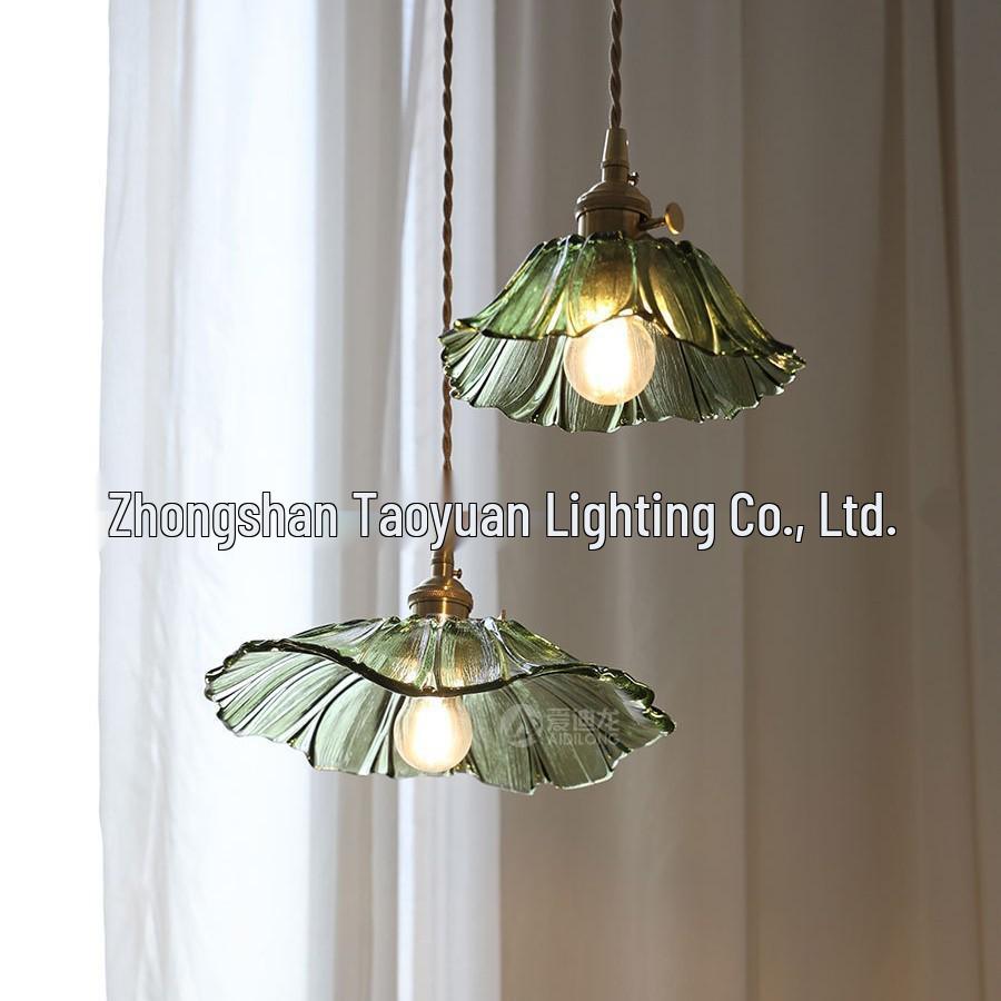 Современная скандинавская латунная подвесная лампа-подсолнух со стеклом для ресторана, гостиной, бара, прикроватной зоны, спальни