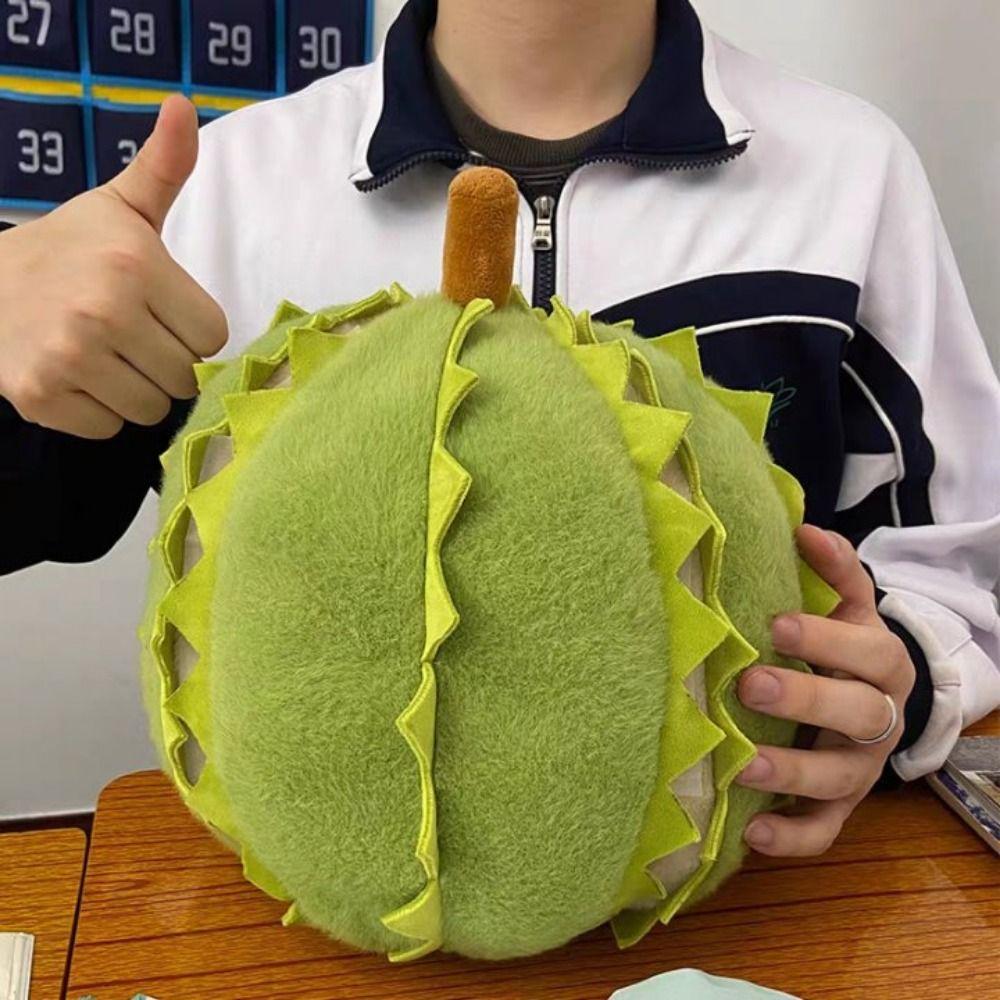 Fluffy Detachable Durian Plush Toy Collection Peeling Durian Plush Doll Boys Girls