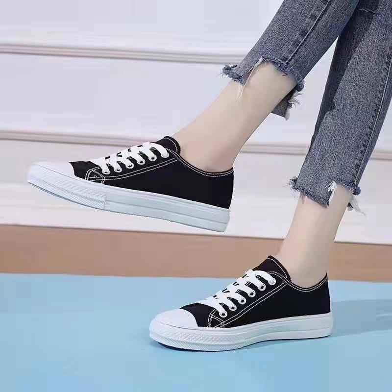 Новые туфли для девочек корейская версия студенческих парусиновых туфель с мягкой подошвой повседневные туфли на плоской подошве в стиле кампуса интернет-магазин обуви знаменитостей