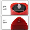 Solar Candle Light Flameless Solar Tea Light Festive Lamp Warm White Terrace Lamp Romantic Decorations for Valentine's Day