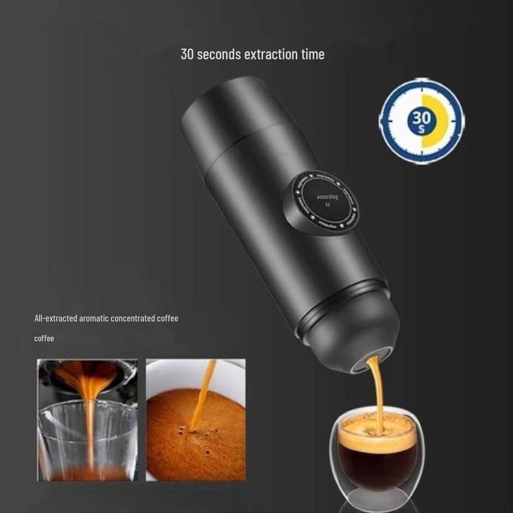 Портативная беспроводная электрическая кофеварка с логотипом - Автоматическая капсульная эспрессо для путешествий и домашнего использования