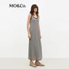 MO&Co. Striped A-Line Vest Dress
