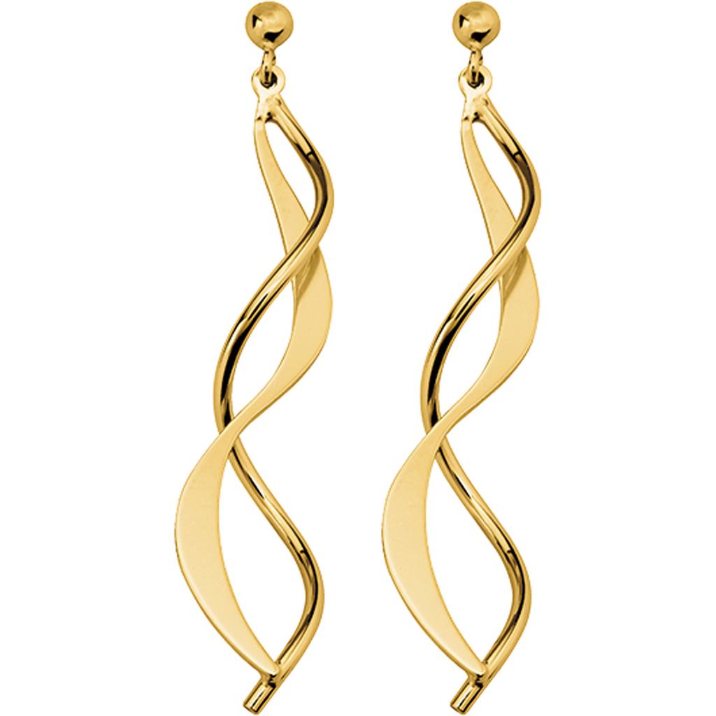 Altesse [M6028] - Gold Plated Earrings 'Choreography'