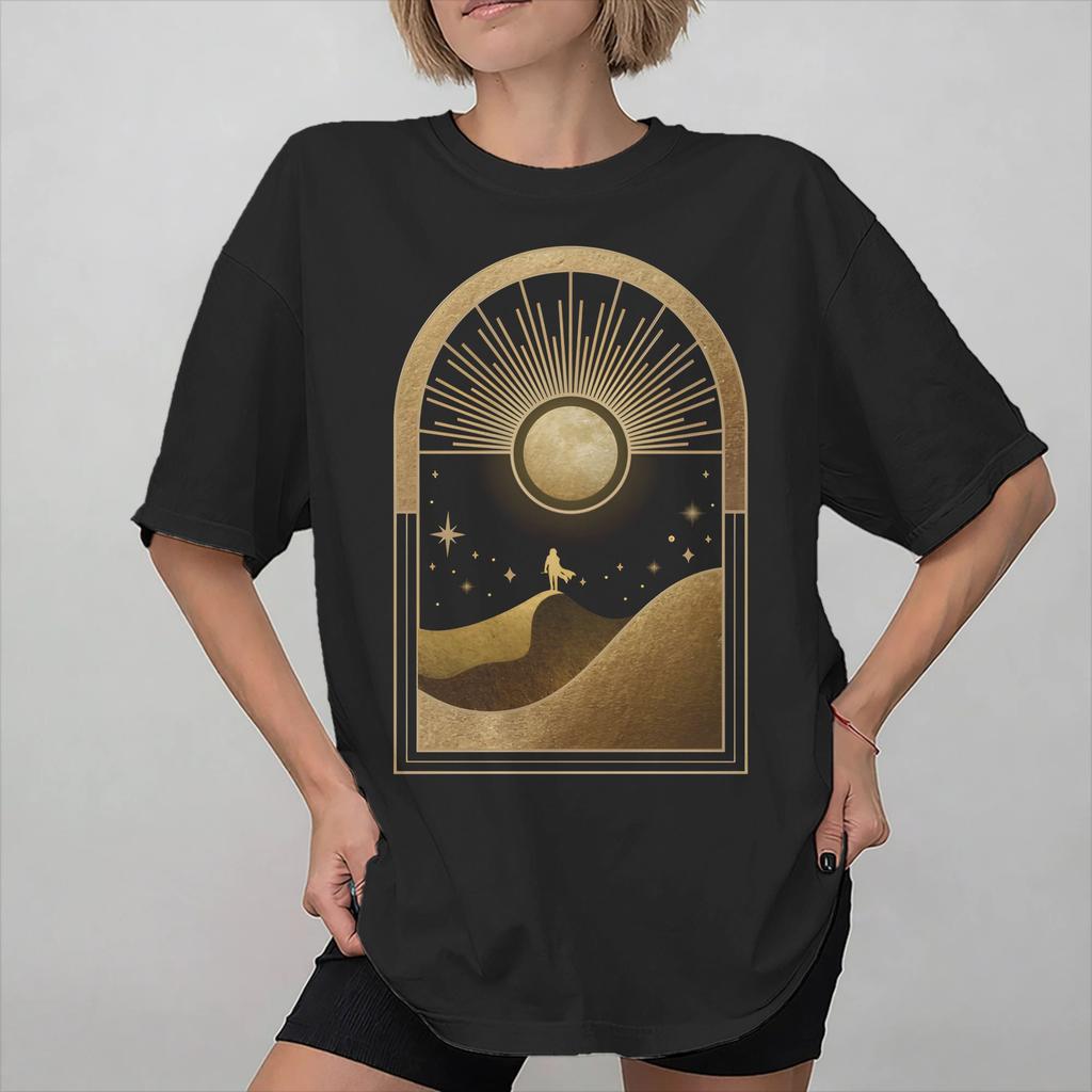 Visit Arrakis dunes part 3 Merch Unisex Women T Shirt Pure Cotton Tee New Arrival Tshirt Clothing