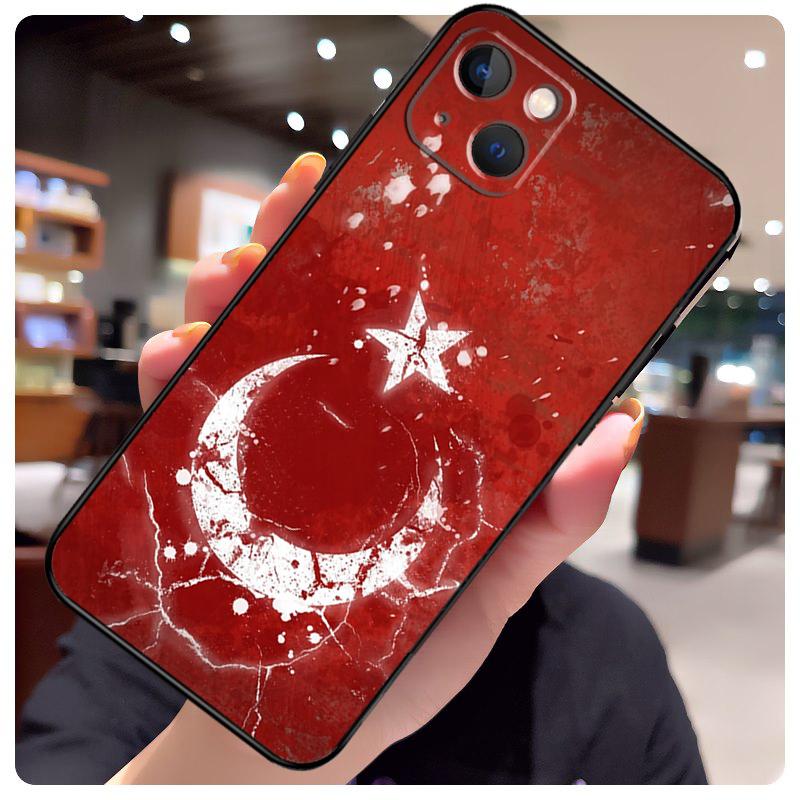 Turkey Turkish Flag Case For iPhone 17 Pro Max 15 14 13 11 12 16 Pro Max mini 15 16 Plus 16e 17 Air Phone Cover