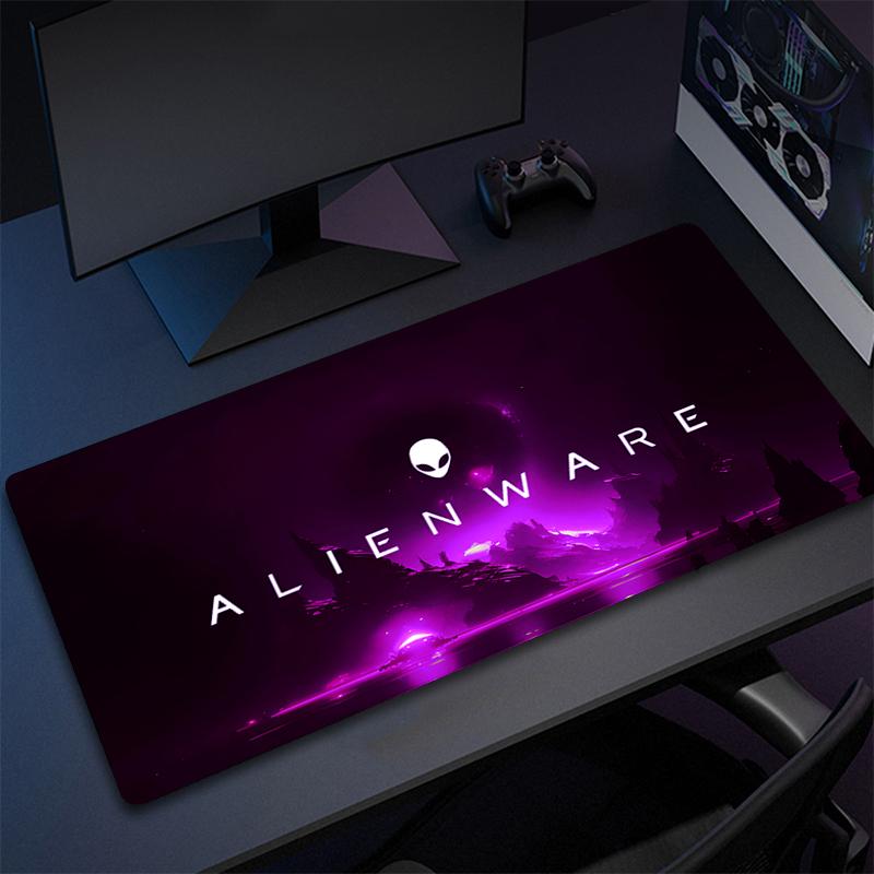 Alienware Rgb Mouse Pad Gaming Desk Accessories Deskmat Keyboard Mat Mousepad Gamer Mats Anime Mause Pc Pads Carpet Kawaii Large