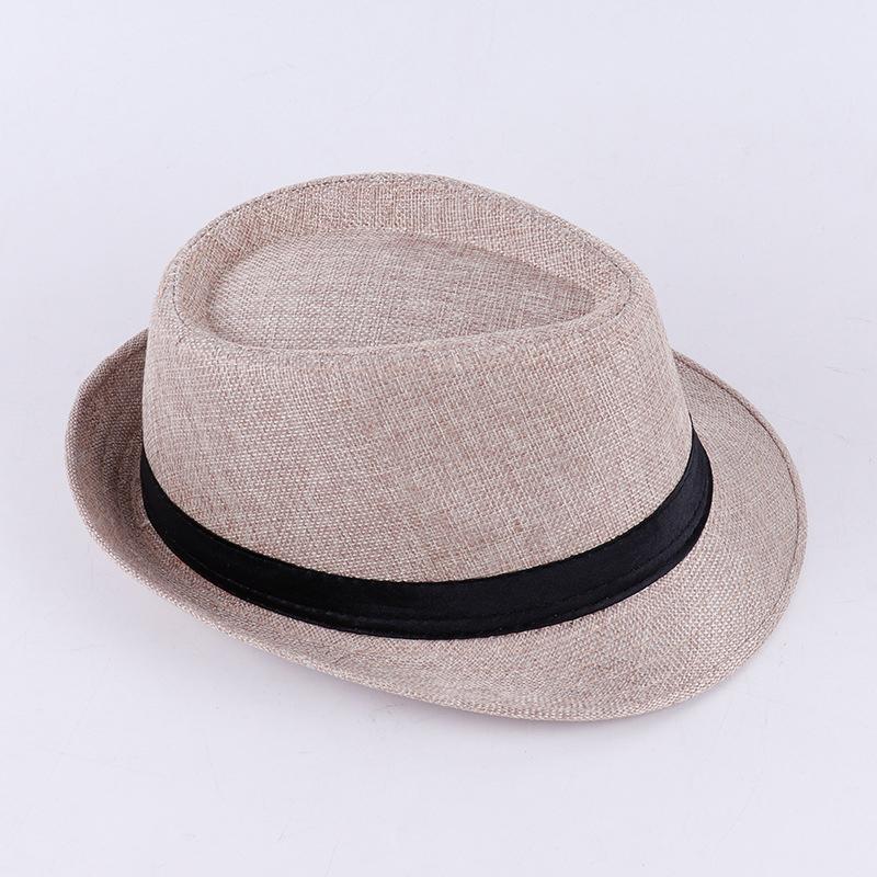 Соломенная шляпа Trilby Sun Hat Мужская женская летняя Панама Дизайнерская пляжная шляпа Fedora