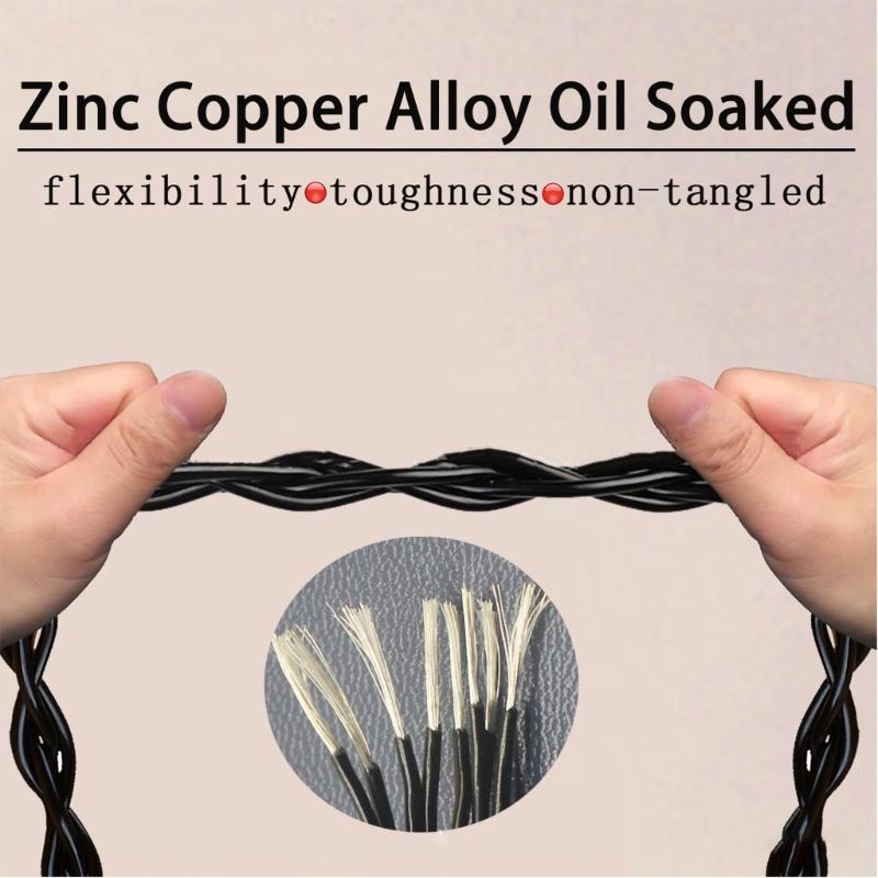 Replacement Upgrade Cable Wire for HD650 HD600 HD660s HD580 Headphone 4.4mm/3.5mm/2.5mm Plugs 1.5x4 Twiste Wire 1.5m