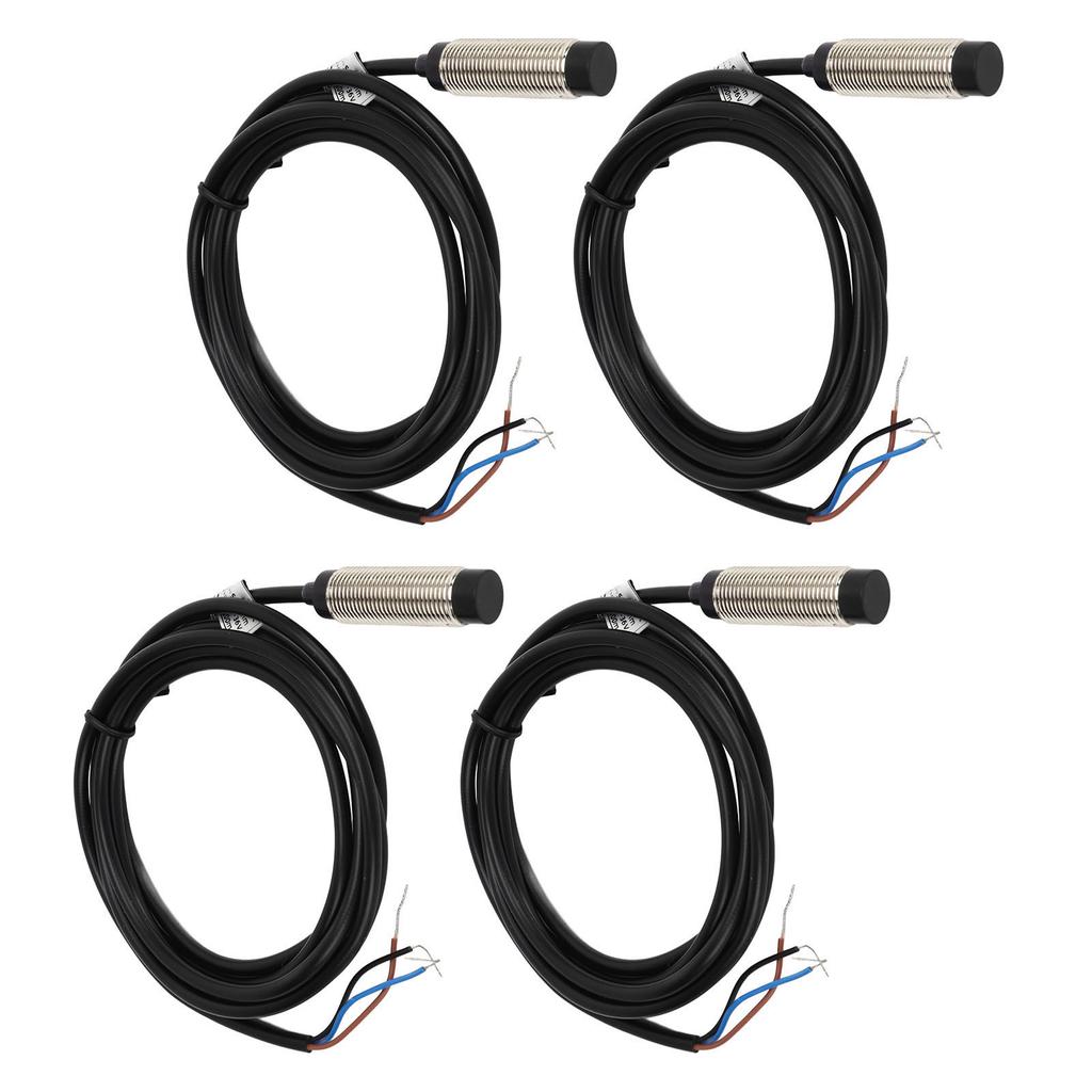 4 комплекта индуктивных датчиков приближения 12 мм зонд NPN 3 провода NO контакт 4 мм датчик обнаружения приближения