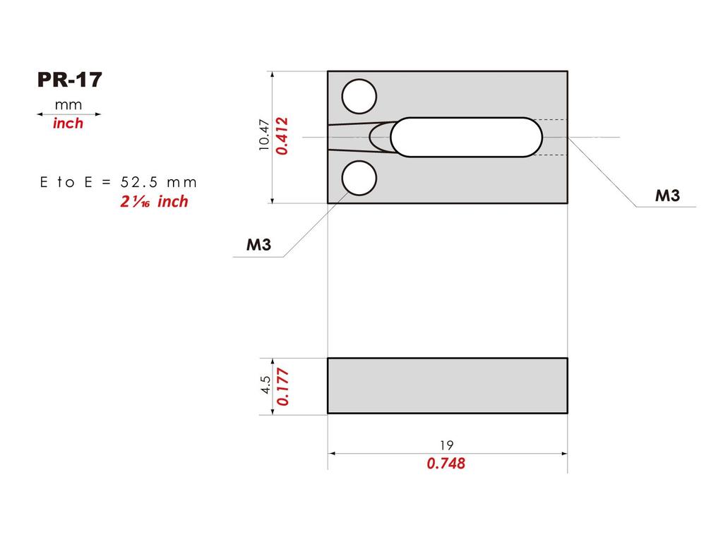 KTS Титановые детали Блочный тип седла PR-17 (10.5mm)