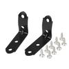2pcs Hinge Brackets + 8x Screws High Quality Glove Box Lid Hinge Snapped Repair Kit