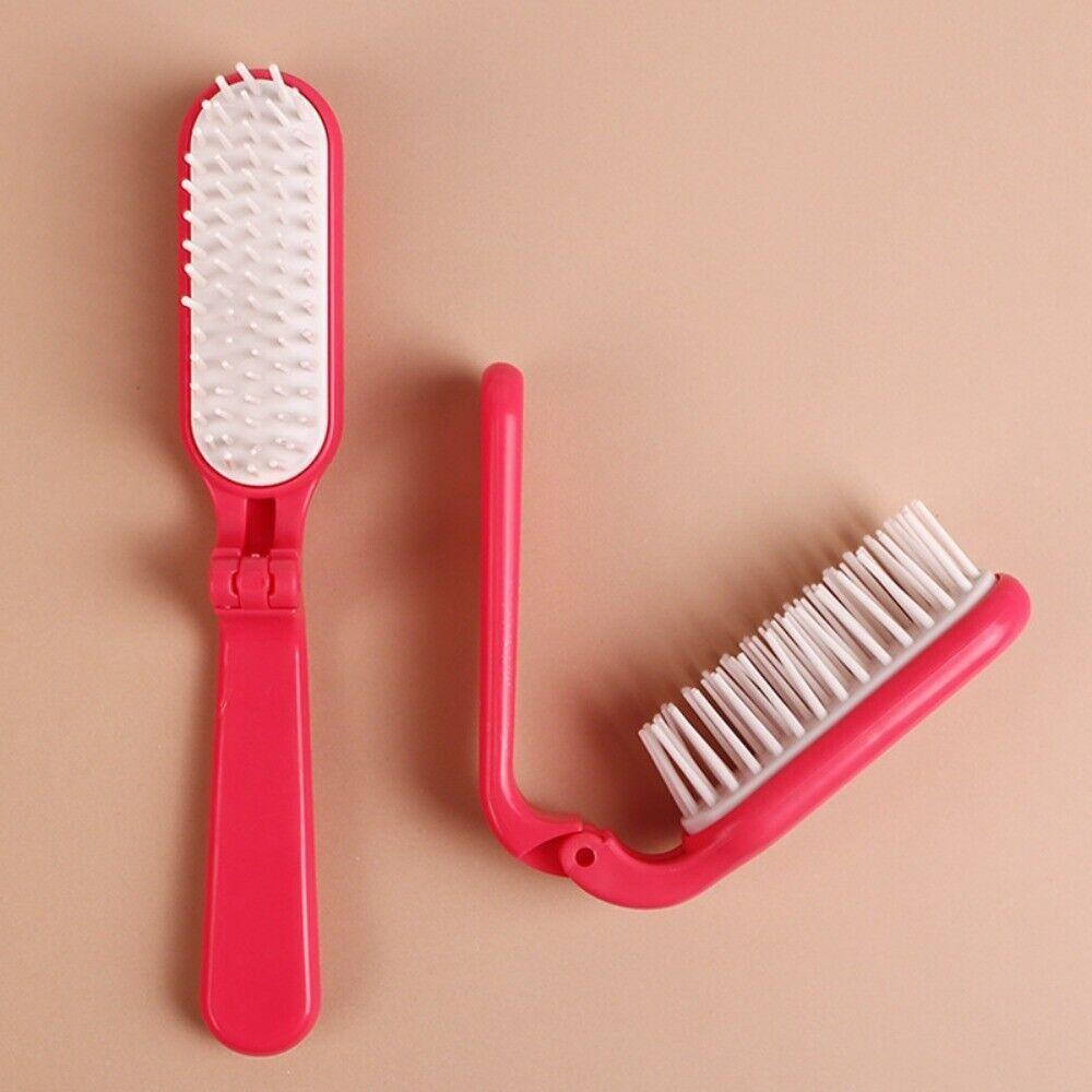 Mini Foldable Hair Comb Anti Static Hair Massage Comb Portable Styling Comb