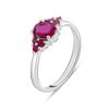 Silver Ring with Natural Ruby 1.327ct (2073604)