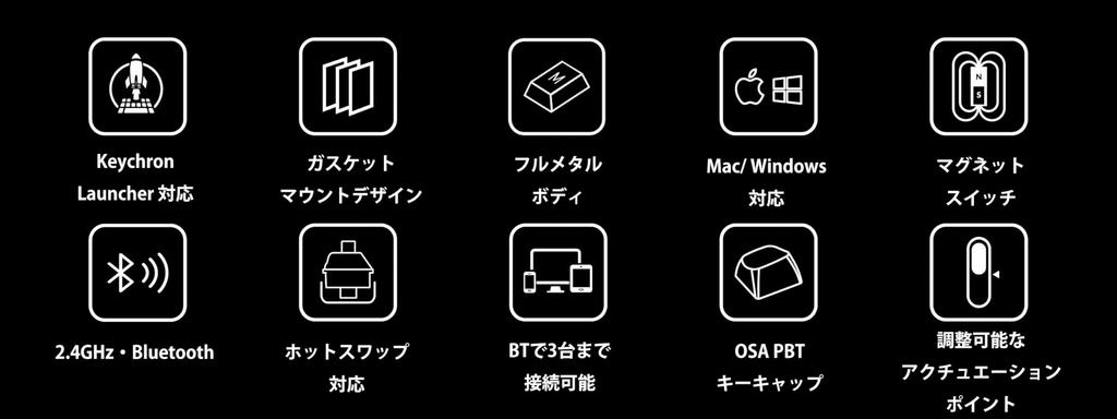 Q1 HE QMK Беспроводная настраиваемая подсветка Hall Effect Gateron с двумя направляющими, магнитная, быстрая, RGB, горячая замена, Windows Linux, совместимая оболочка []Keychron клавиатура, переключатель,