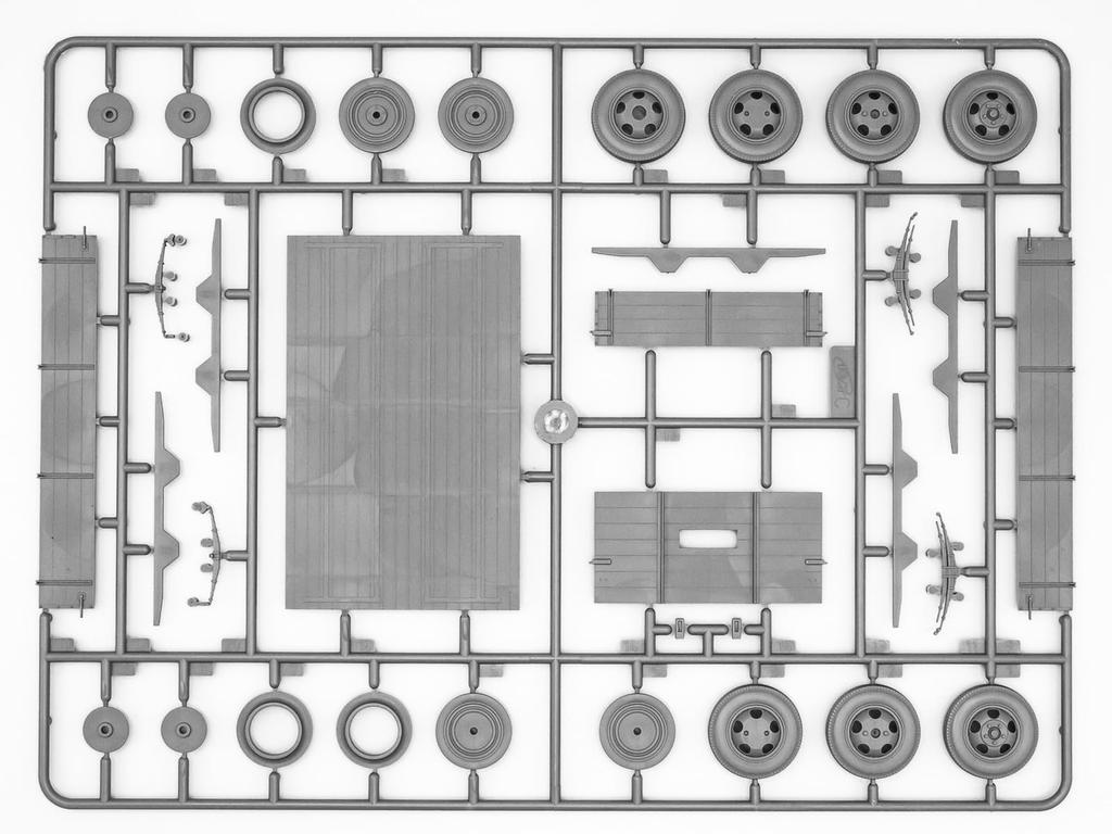 ICM 1/35 Scale German Ford G917T Cargo Truck, 1939, Plastic Model Kit 35413 (Military Vehicle)