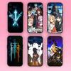 Чехол для телефона Bilibili Sword Art Online в стиле аниме для Xiaomi 10 12 Poco M3 X3 Nfc Redmi 10 11S Lite Ultra 4G 5G черный мягкий чехол