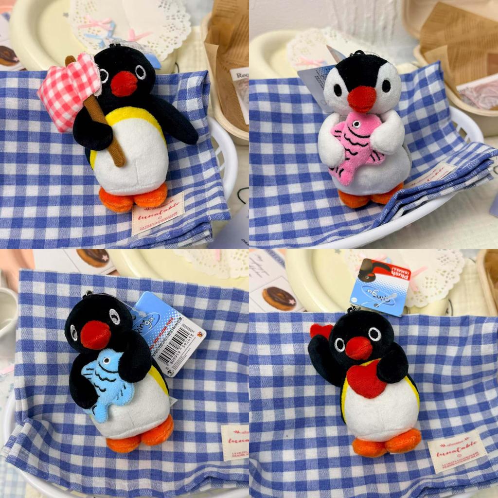 Pingu Penguin Plush Keychain With Soft Pp Cotton Filling For Backpack Decor And Gift