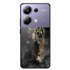 Чехол-накладка для Poco M6 Pro СтеклоЗакаленное Стекло Чехол Жесткая Задняя Панель Защита для Xiaomi Poco P oco M 6 Pro 6.67" Цветные Чехлы для Телефона