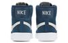 Nike Кроссовки Blazer Mid Vintage замшевые сине-белые женские AV9376-403