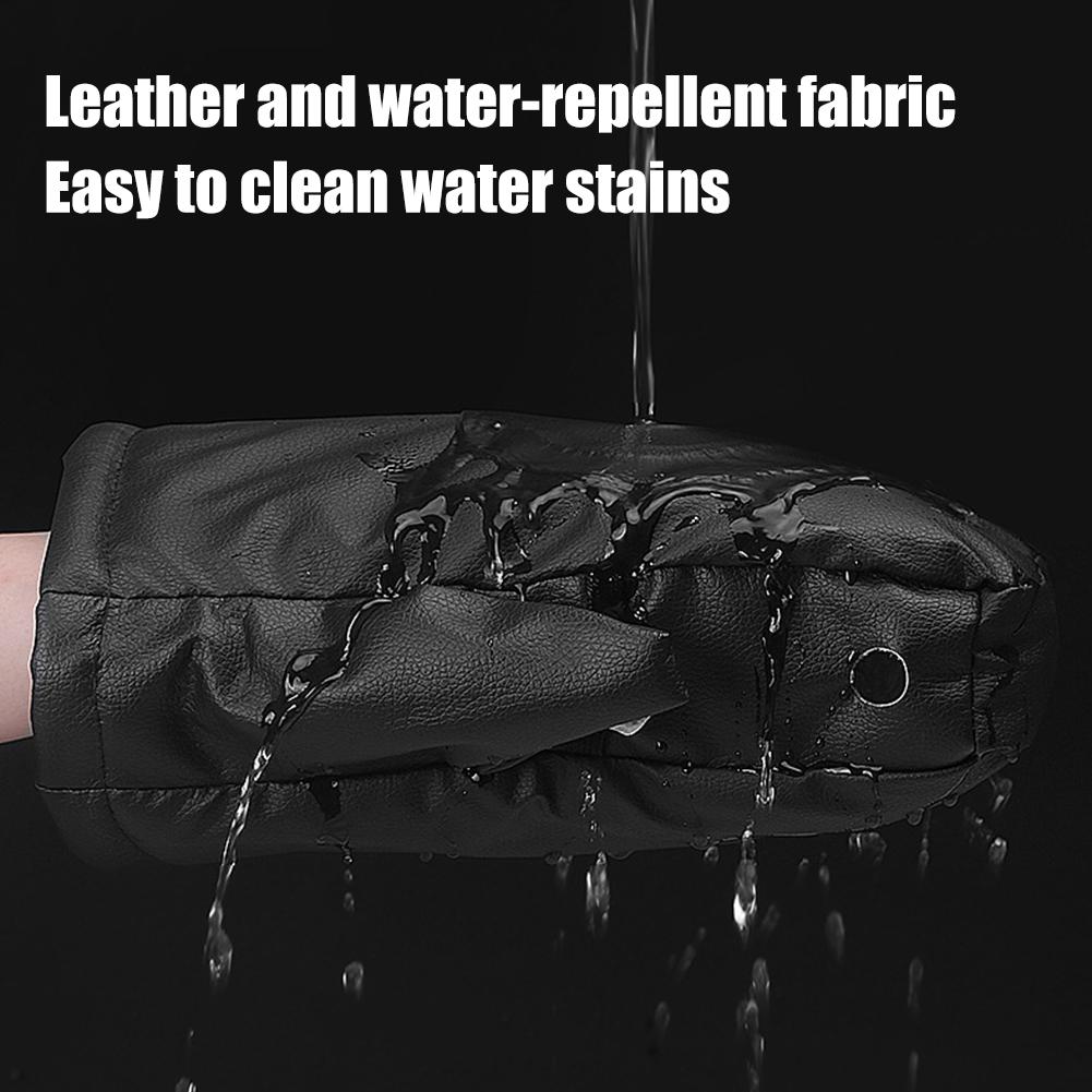 Универсальные мотоциклетные перчатки-муфты на руль ATV/Снегоход/Скутер Рукоятка руля Зимняя Утепленная Теплая Накладка Перчатка для Водителя Водонепроницаемая