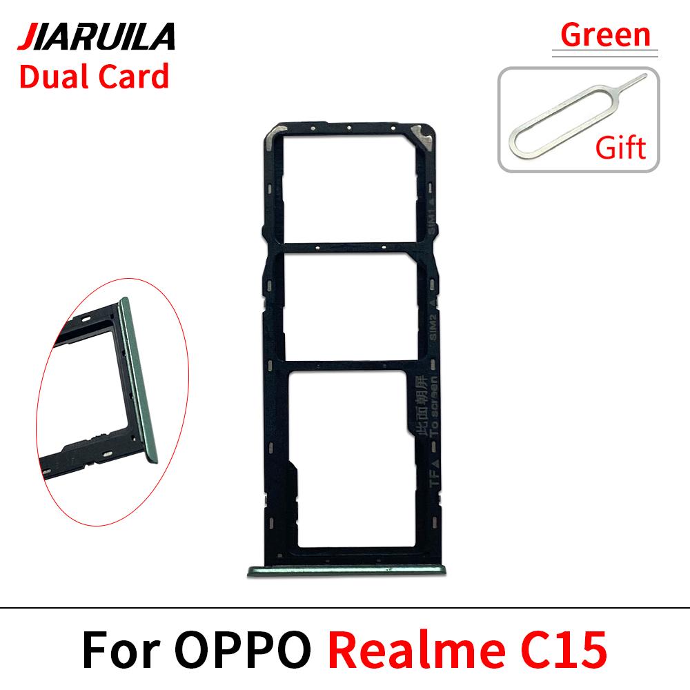 Лоток для SIM-карты для Oppo Для Realme 9 Pro C1 C11 C11 Двухслотовый лоток для Micro SIM-карты Держатель Считыватель SD-карт Запасные части