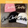 Unisex Acrylic Knit Beanie With Letter Embroidery For Casual Winter Outdoor Wear