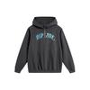 Li Ning Badfive Letter Print Loose Pullover Hoodie Men Hoodies Dark-Grey AWDU087-7