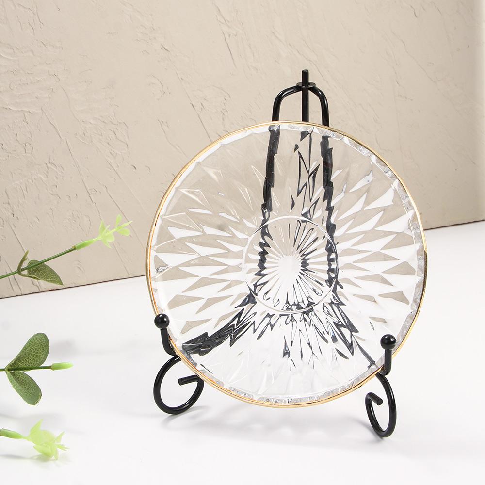Book Photo for Home Bowl Plate Display Stand Picture Frame Holder Iron Easel Display Stand