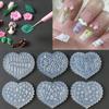Rose Flower Butterfly 3D Silicone Nails Mold Tulip Nails Templates Diy Nail Art Decor Soft Stamping Mold Manicure Design Tools