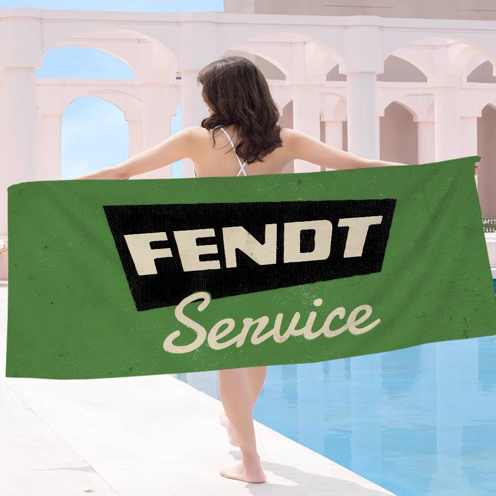 Трактор для фермы F-Fendt Полотенце для ванны из микрофибры Мягкое Впитывающее Воздухопроницаемое Для девочек Детей Декоративное Мультяшное Пляжное полотенце