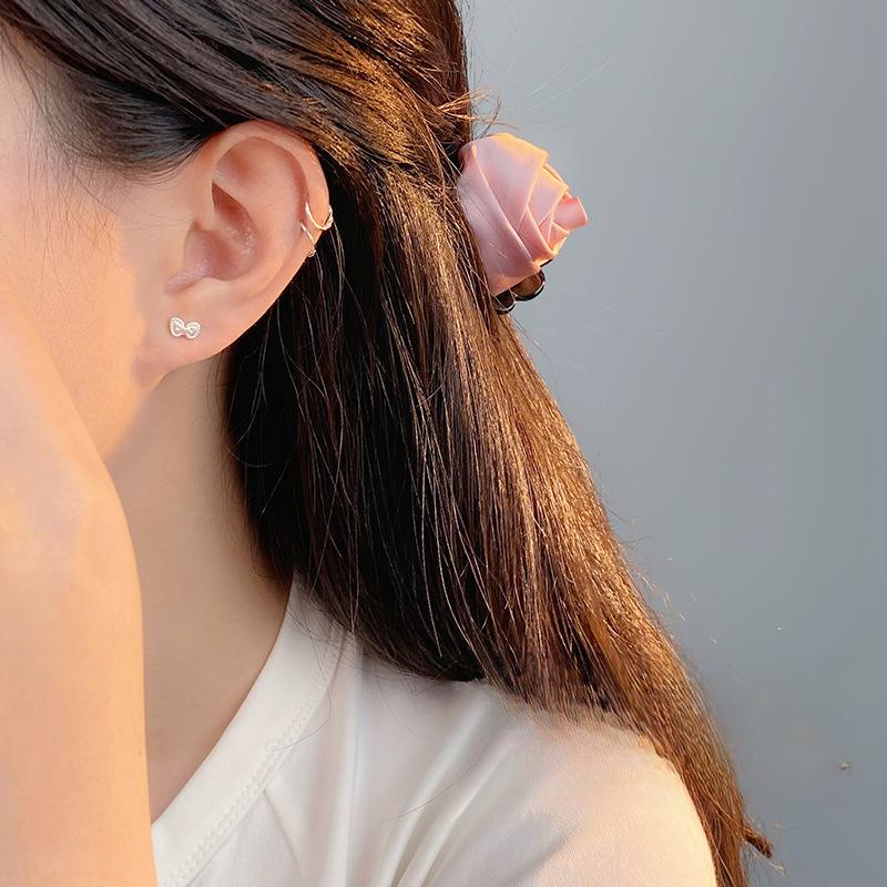 Милые серьги-бантики для женщин с милыми девчачьими новыми серьгами