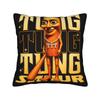 Наволочка Tung Sahur Neegy Мем Дверной звонок John Pork Хэллоуин Уютная Наволочка Для дивана Софы Спальни Винтажные Наволочки