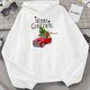 Harajuku Fleece Pullover Hoodie Christmas E Print Hoodies