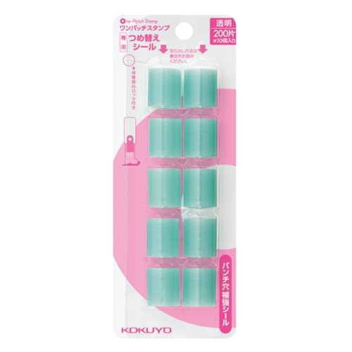 KOKUYO One Patch Stamp Refill Sticker Pack of 10 Ta-PS3X5