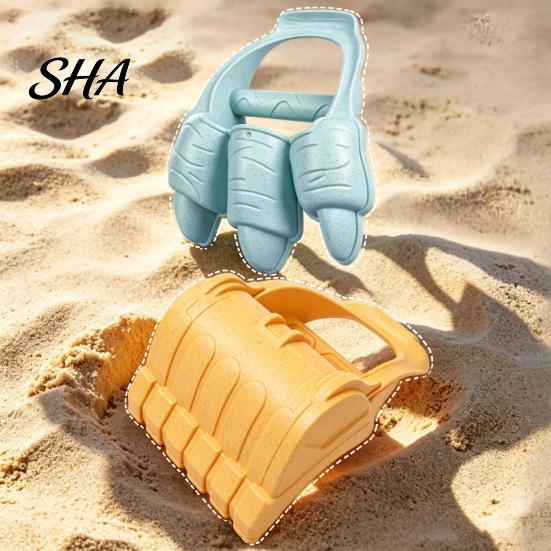 Beach Sandcastle Tools Sand Snow Claw Toy for Kids, 2-in-1 Dinosaur And Excavator Bucket Shovel Shovel, Thick Plastic Outdoor Play Toddler Toys