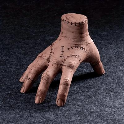 1 шт. Игрушка на руку Horror Wednesday Thing из Семейки Аддамс, ПВХ, фигурка, домашний декор, настольный костюм для вечеринки в честь Хэллоуина