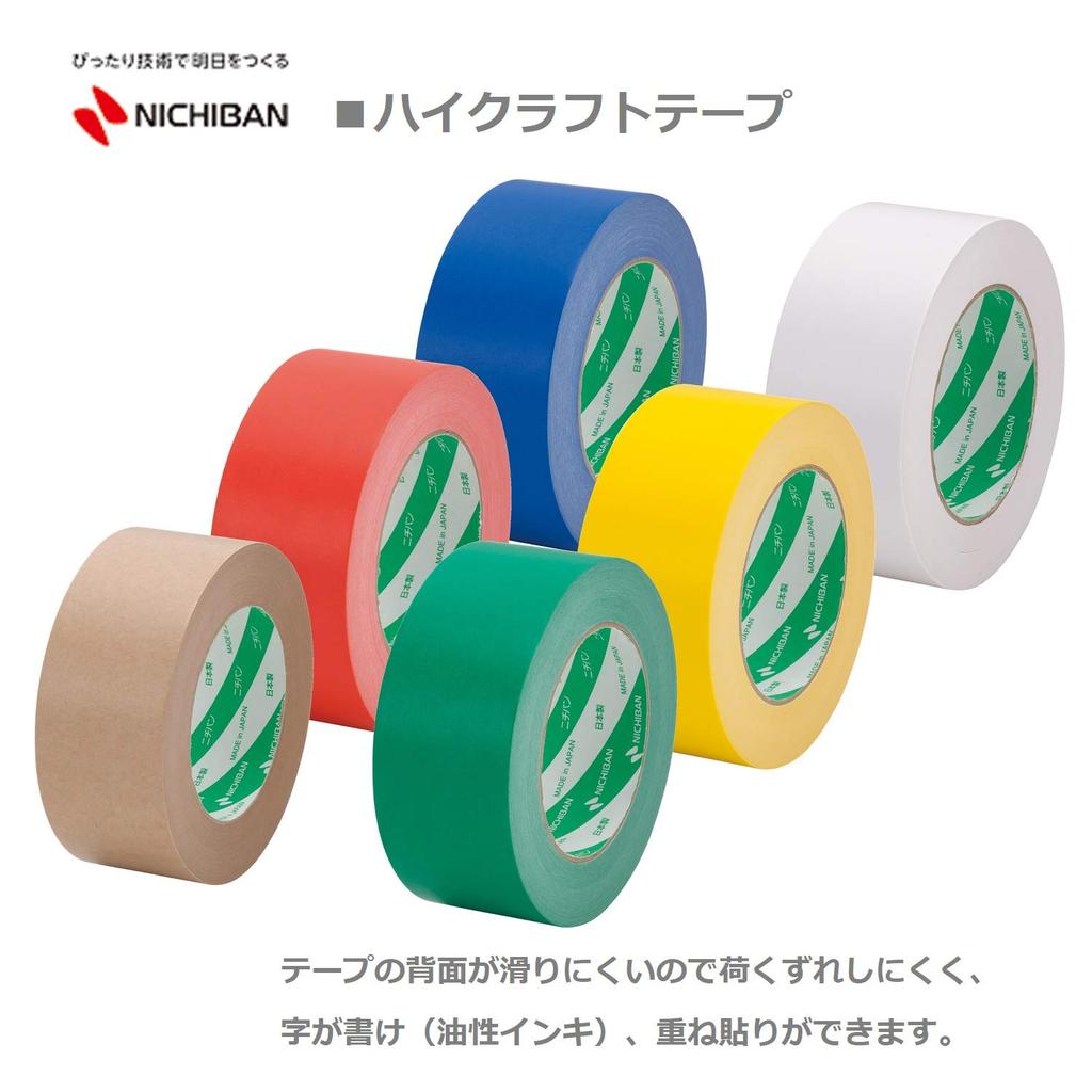 Клейкая лента Nichiban High Craft 50 мм x №. 321 Вт, 50 м, Белый, 321 Вт-50