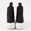 Excellent LOUIS VUITTON boots LV squad line High-top sneakers/side-gored 35 Used