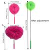 Long Handled Extendable Feather Duster Reusable Cleaner Brush Household Ceiling Fan Duster  Kitchen