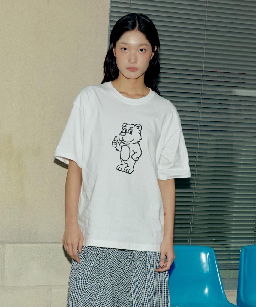 ACME DE LA VIE Basic Ac Bear Short Sleeve T-Shirt (4 Color)