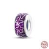 100% Copper Luminous Star Flower Butterfly Silicone Spacer Beads Fit Qikaola Original Bracelets Fine Diy Jewelry