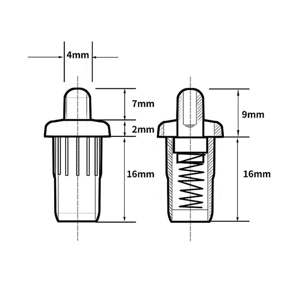 10 шт. буферная пружина дверная пружинная ось пластиковая пружинная ось новая телескопическая центральная ось дверца шкафа