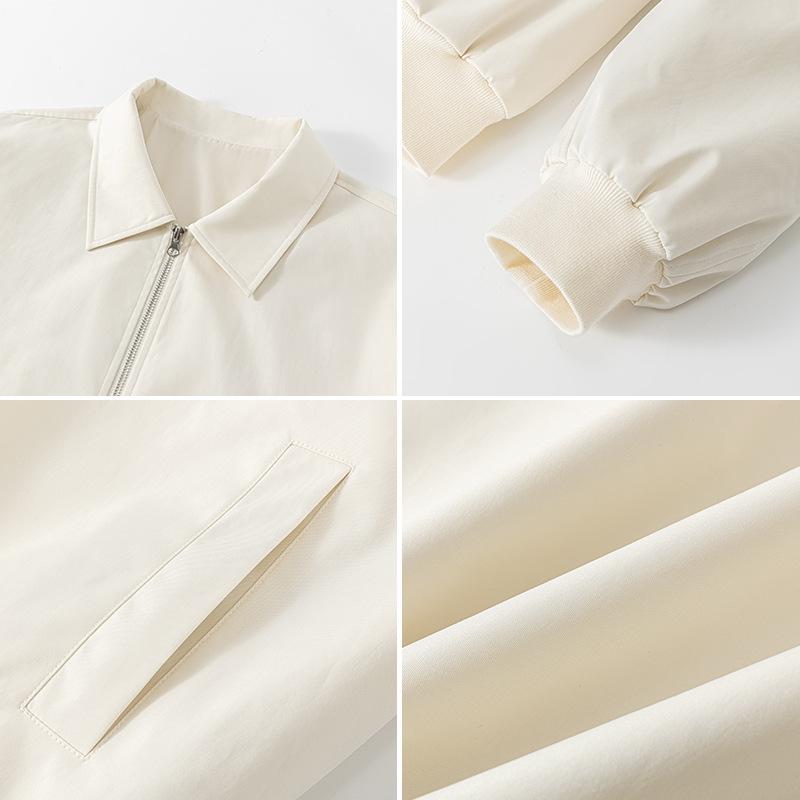 Новая осенняя куртка, дизайнерский лацкан, свободная повседневная куртка для пары, куртка-авиатор