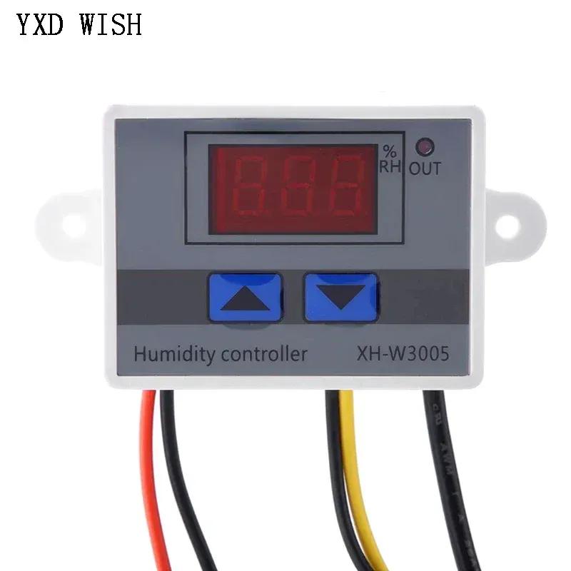 W3005 12V 24V 220V Digital Humidity Controller Instrument Humidity Control Switch XH-W3005 Hygrostat SHT20 Humidity Sensors