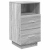 Nightstand with 2 Drawers Grey Sonoma 36 x 36 x 68 cm