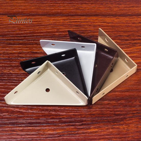 5Pcs Corner Brace Brackets Rustproof Corrosion Resistant Simple Installation 90-Degree Triangle Gusset Corner Brace Fasteners