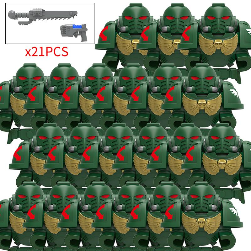 MOC Рыцари Крови Военные Ангелы Черный Молот Тамплиеры Военные Солдаты молоты Экшн-фигурки Строительные блоки Кирпичики дети DIY Игрушки