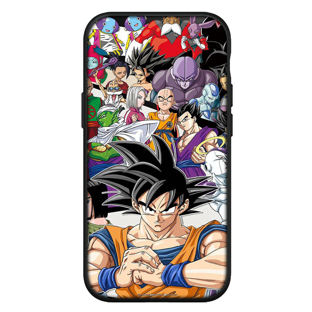 Для iPhone 16 15 Xiaomi Redmi Note 14 13 12 11 Pro Max 16e Samsung Galaxy S25 S24 S23 Moto OPPO Huawei Dragon Ball DragonBall Goku Мультяшный Чехол для телефона