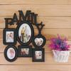Multi-slots Rustic Family Photo Frame Multi-slots Rustic Plastic Elegant Looking Picture Frame Home Decoration